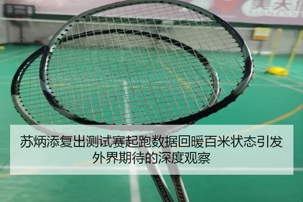 苏炳添复出测试赛起跑数据回暖百米状态引发外界期待的深度观察
